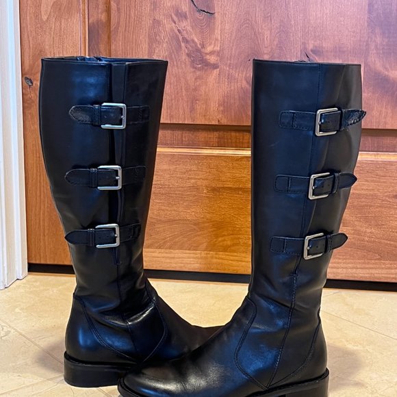 ECCO Hobart/SARTORELLE Buckle Boot, Black, 38 EU or 7 to 7.5 - Picture 6 of 9